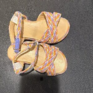 Janie and Jack Multicolor Braided Sandals